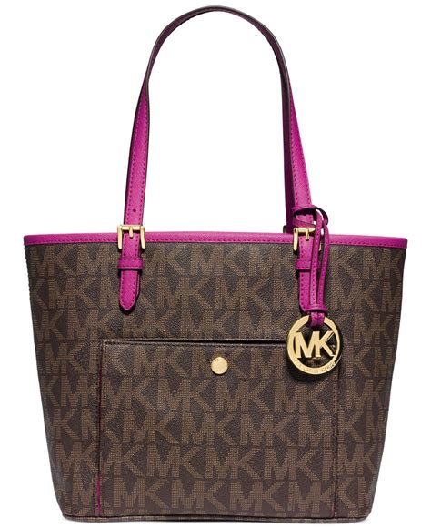 michael kors jet set tas bruin|Jet Set Medium Tote Bag .